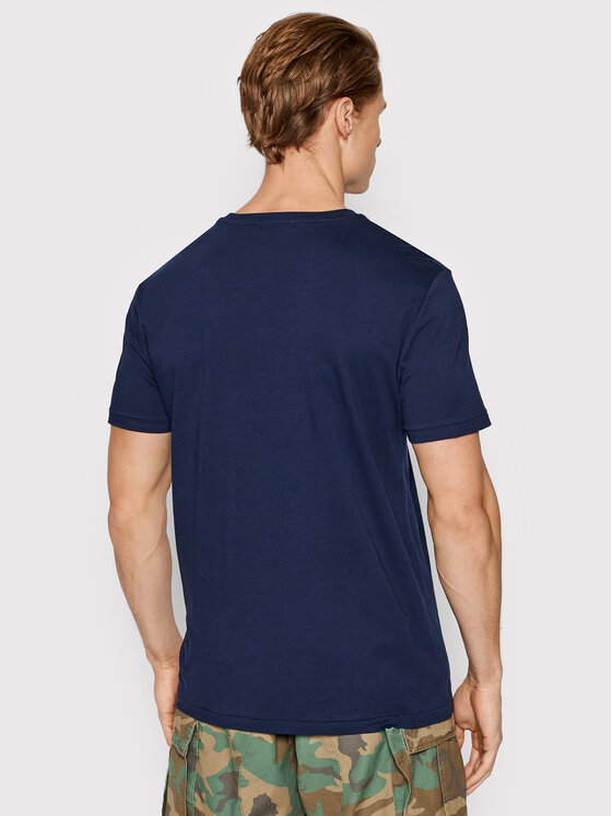 Polo Ralph Lauren Polo Ralph Lauren T-Shirt 710860829006 Granatowy Slim Fit