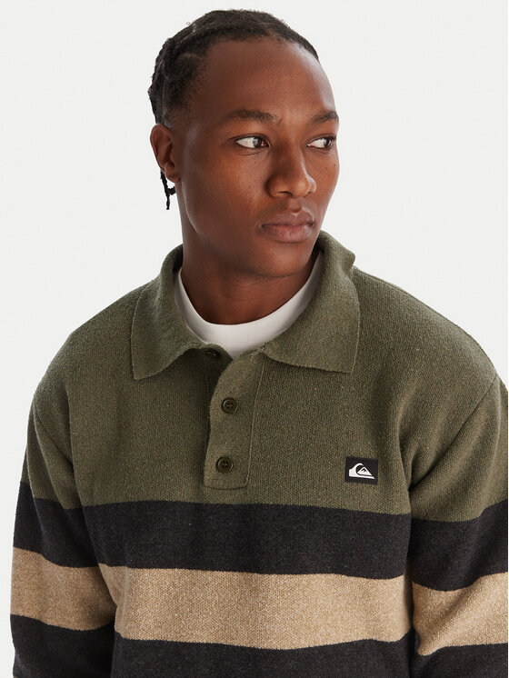 Quiksilver Quiksilver Svetr Cooper EQYSW03331 Zelená Regular Fit