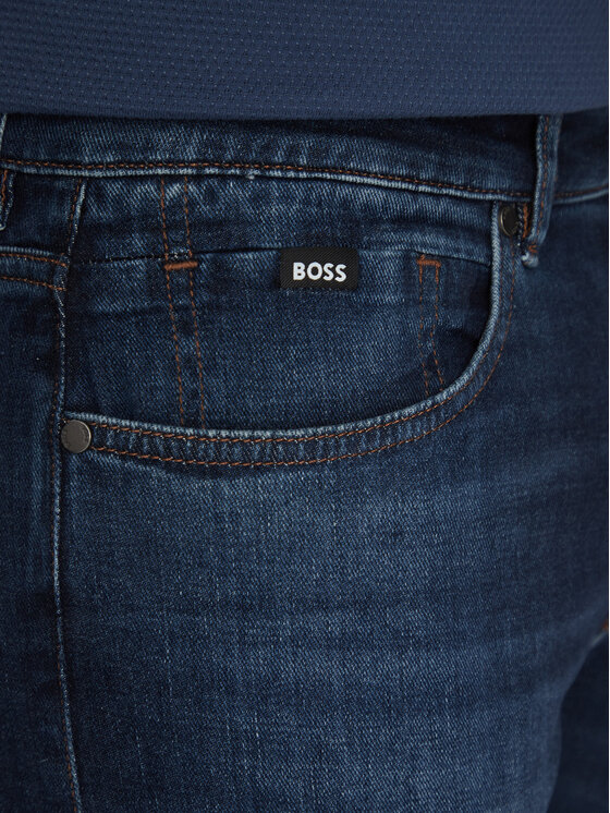 BOSS BOSS Jeansy H-Delaware 50537390 Granatowy Slim Fit