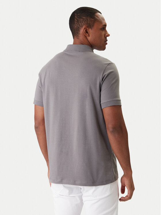 KARL LAGERFELD KARL LAGERFELD Polo 745780 561235 Szary Regular Fit