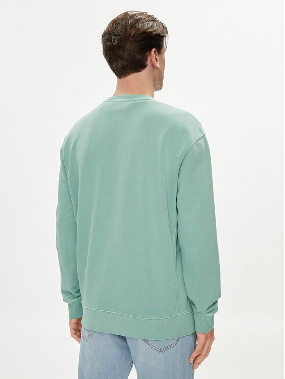 Lee Lee Felpa Plain 112349100 Verde Regular Fit
