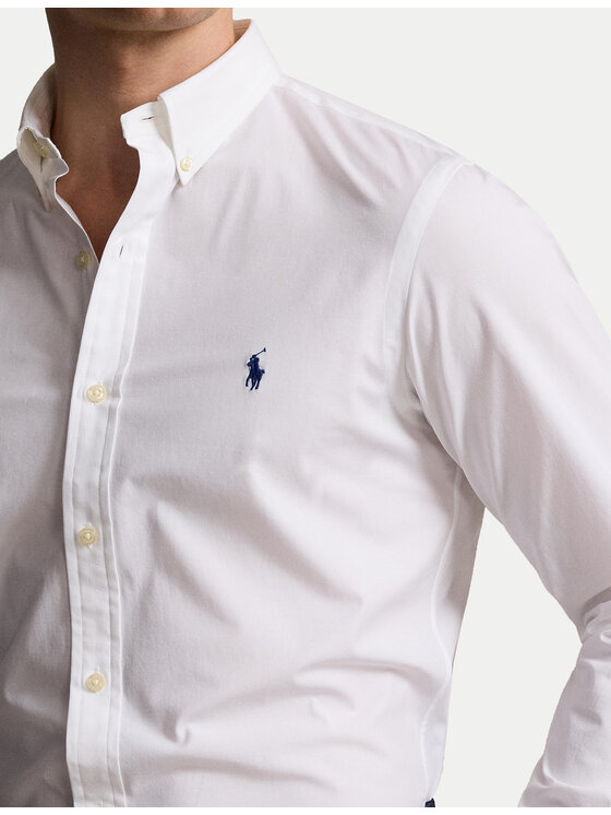 Polo Ralph Lauren Polo Ralph Lauren Cămașă 710928254002 Alb Slim Fit