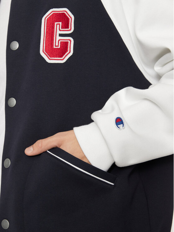 Champion Champion Majica dugih rukava 220443 Tamnoplava Loose Fit