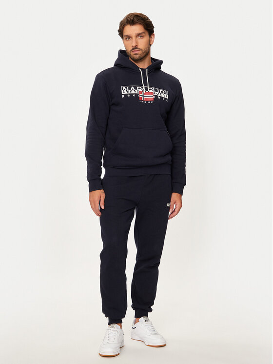 Napapijri Napapijri Majica dugih rukava B-Alymer NP0A4I1D Tamnoplava Regular Fit
