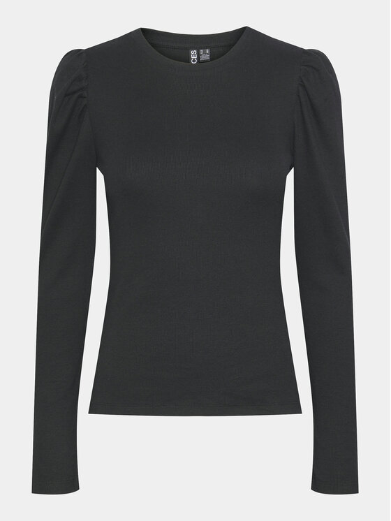 Pieces Pieces Μπλουζάκι Janna 17148584 Μαύρο Regular Fit