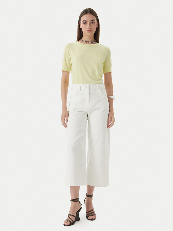 Patrizia Pepe Patrizia Pepe Marškinėliai 2M4542/J419-Y841 Geltona Regular Fit