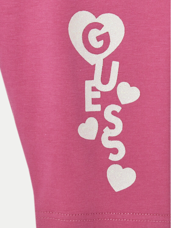 Guess Guess Долнище анцуг K5GB03 J1314 Розов Regular Fit
