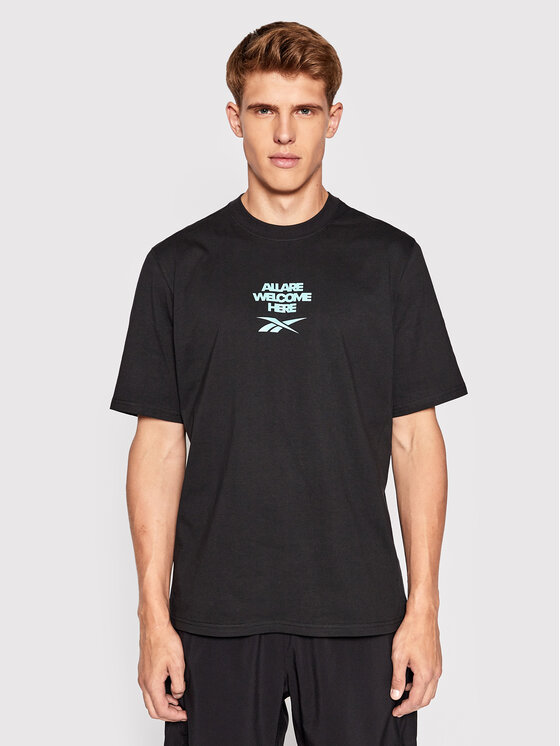 Magliette reebok top uomo nero