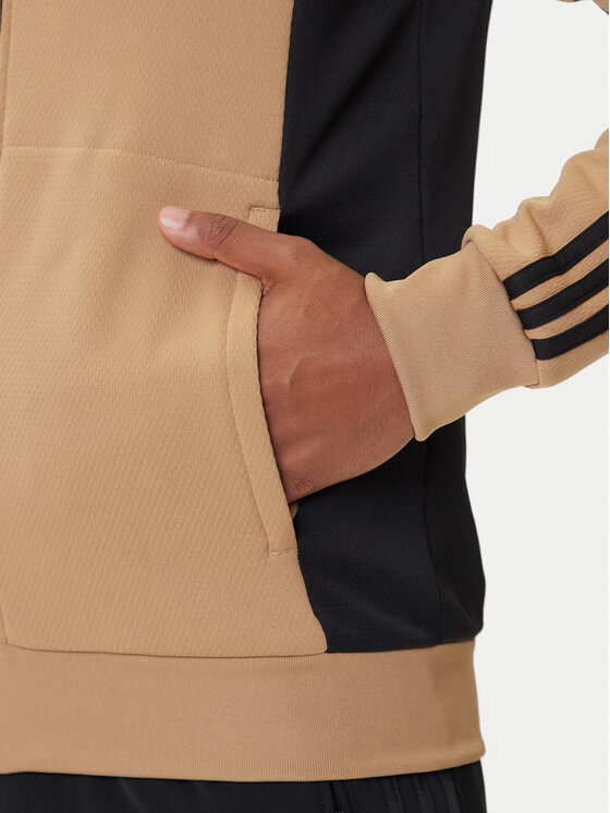 adidas adidas Bluză adicolor Panel JY1427 Bej Regular Fit