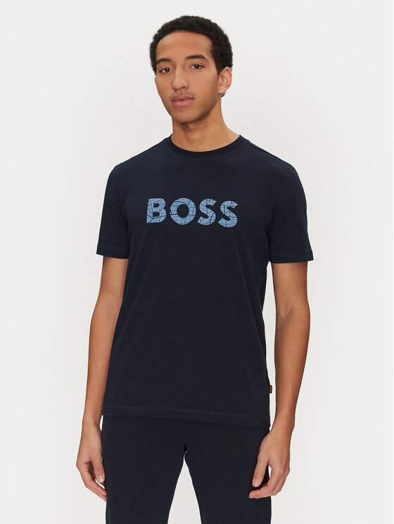 BOSS BOSS Футболка 50534923 Cиній Slim Fit