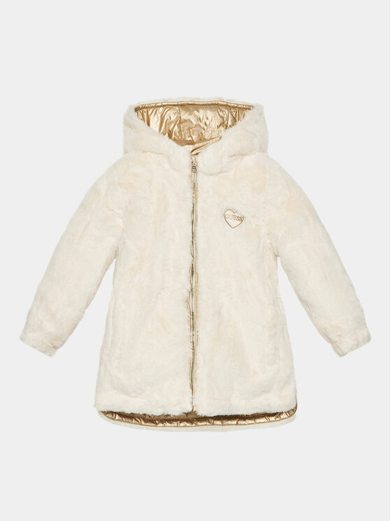 Guess Guess Pernata jakna K3BL08 WEYO0 Zlatna Regular Fit