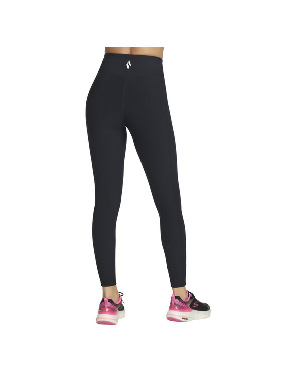 Skechers Skechers Leggings Skechers GO Flex Rib Fl HW Legging Blu scuro Slim Fit