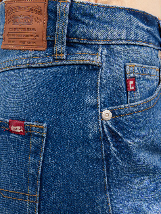 BIG STAR BIG STAR Szorty jeansowe AUTHENTIC GIRL Niebieski Wide Fit