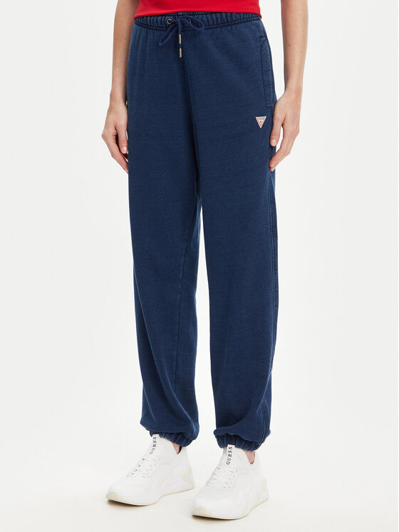 Guess Jeans Guess Jeans Melegítő alsó W5YB65 KCXQ1 Sötétkék Regular Fit
