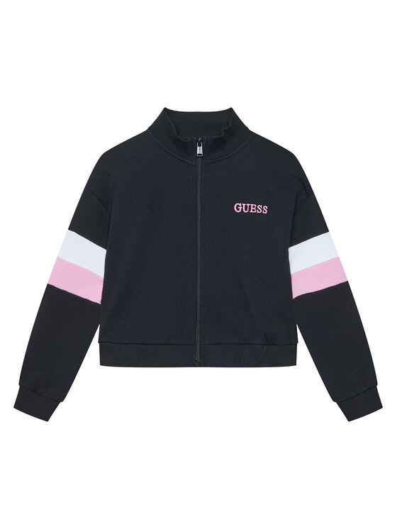 Guess Guess Mikina J6RQ00 KAD74 Čierna Regular Fit