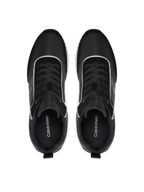 Calvin Klein Calvin Klein Tenisice Low Top Lace Up Mix HM0HM01554 Crna