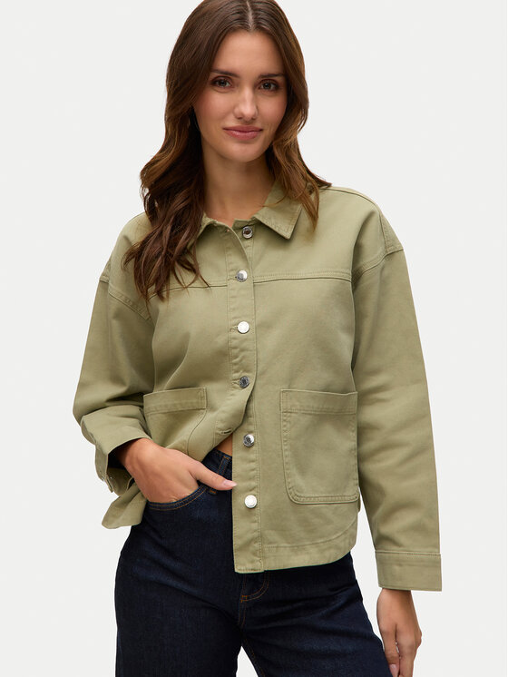 Vero Moda Vero Moda camicia di jeans Jamie 10331693 Verde Relaxed Fit