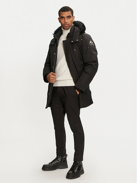 Moose Knuckles Moose Knuckles Kurtka puchowa M32MP261SX Czarny Regular Fit