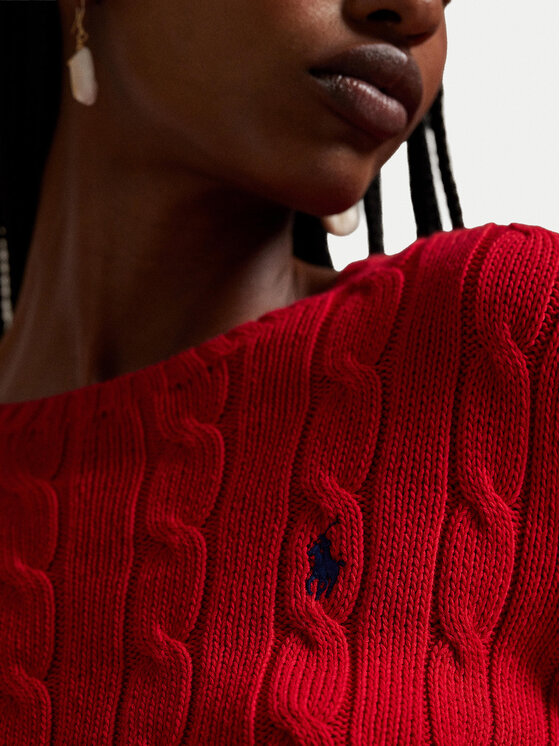 Polo Ralph Lauren Polo Ralph Lauren Pulover 211971869502 Rdeča Slim Fit