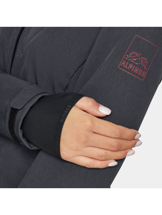 Alpinus Alpinus Kurtka softshell Minthi Szary Regular Fit