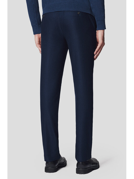Lancerto Lancerto Spodnie materiałowe Umberto SP131224000001 Granatowy Slim Fit