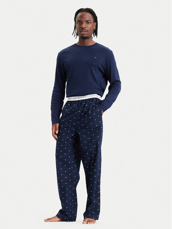 Tommy Hilfiger Tommy Hilfiger Πιτζάμα UM0UM03999 Σκούρο μπλε Regular Fit