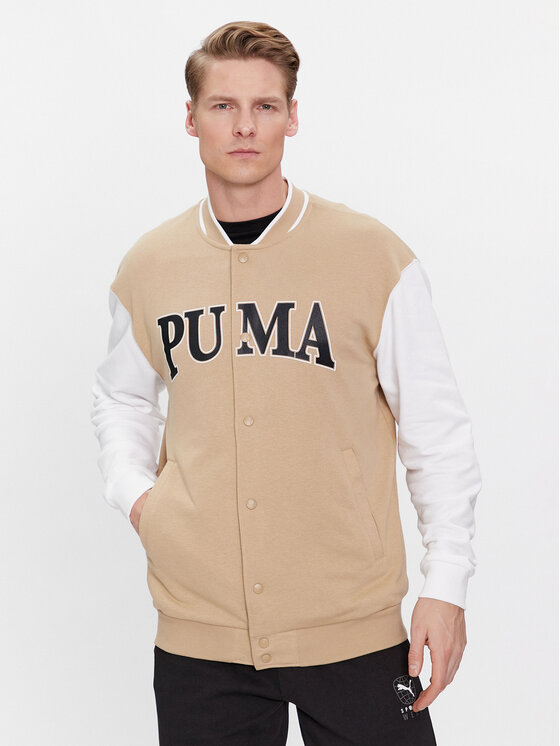 Puma Majica Dugih Rukava Squad 678971 Bež Regular Fit