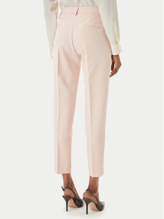 Maryley Maryley Spodnie materiałowe 26EB52Z/43PY Różowy jasny Regular Fit