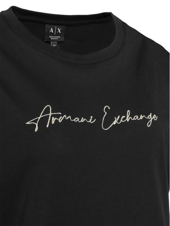 Armani Exchange Armani Exchange T-shirt XW000839 AF10356 MC021 Crna Regular Fit