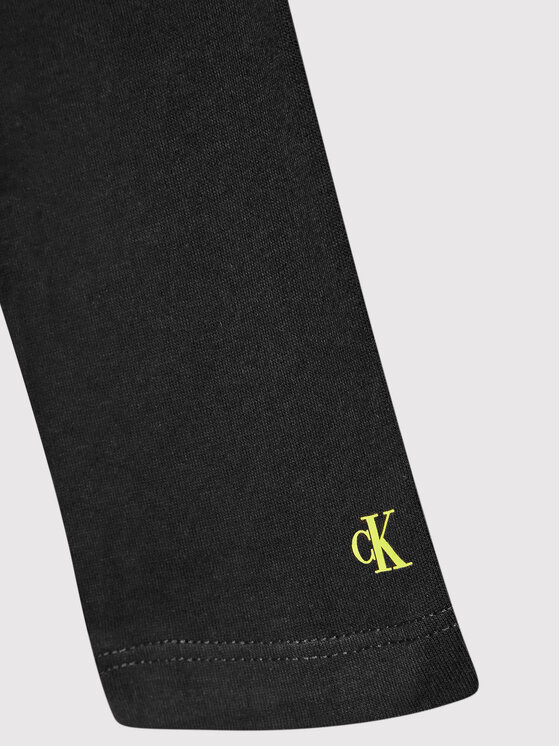 Calvin Klein Jeans Calvin Klein Jeans Bluzka Institutional IB0IB00599 Czarny Regular Fit