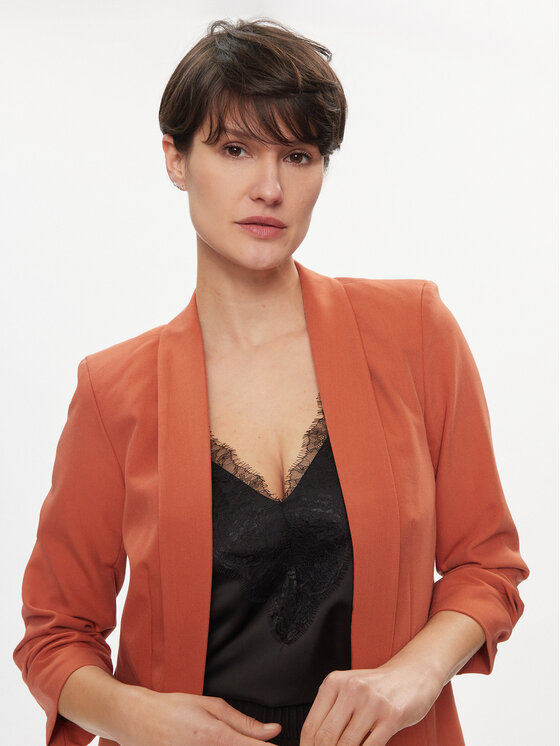 Pieces Pieces Suknjič Bosella 17090996 Oranžna Regular Fit