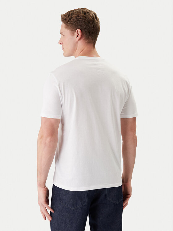 Calvin Klein Jeans Calvin Klein Jeans Póló Coll Word Graphic LV14RE817G Fehér Regular Fit