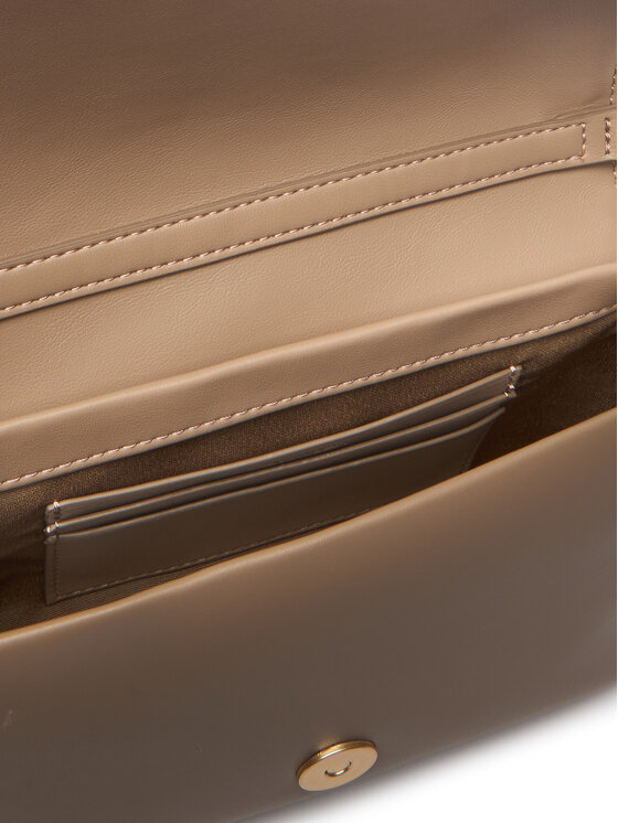 Calvin Klein Calvin Klein Дамска чанта Bold Ck Flap Crossbody LV04F1027G Кафяв