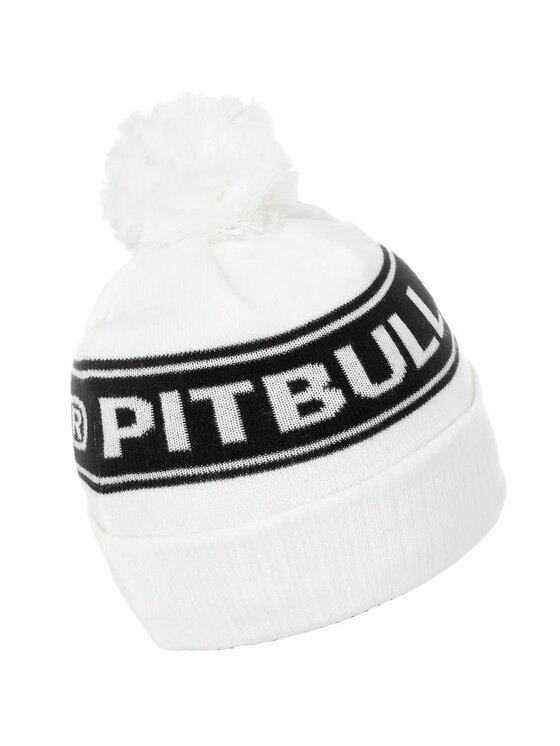 PITBULL PITBULL Czapka Czapka zimowa Vermel Pitbull R uniwersalny Biały
