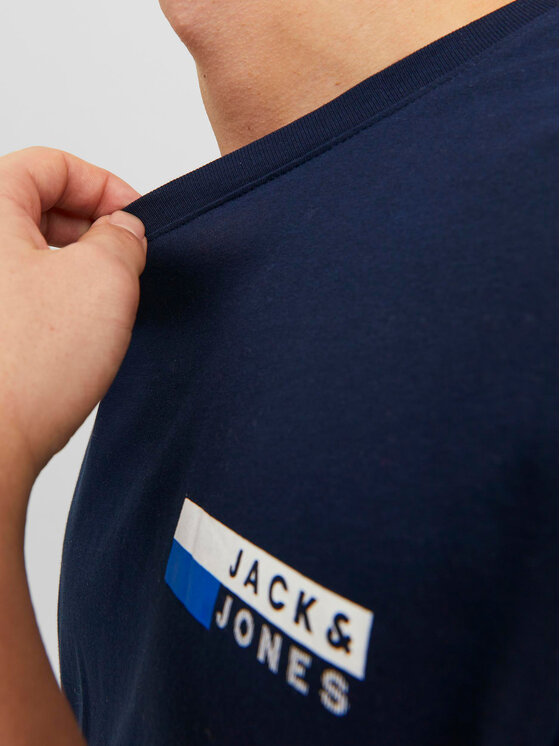 Jack & Jones Jack & Jones T-Shirt Corp 12233999 Tmavomodrá Standard Fit