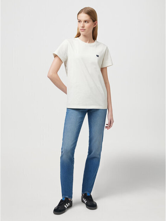Wrangler Wrangler Spodnie materiałowe SLIM Niebieski Slim Fit
