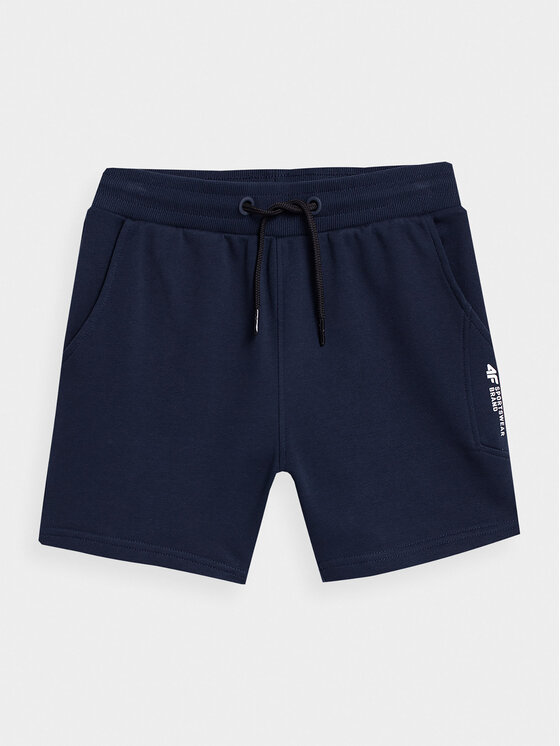 4F 4F Szorty sportowe 4FJSS23TSHOM049 Granatowy Regular Fit