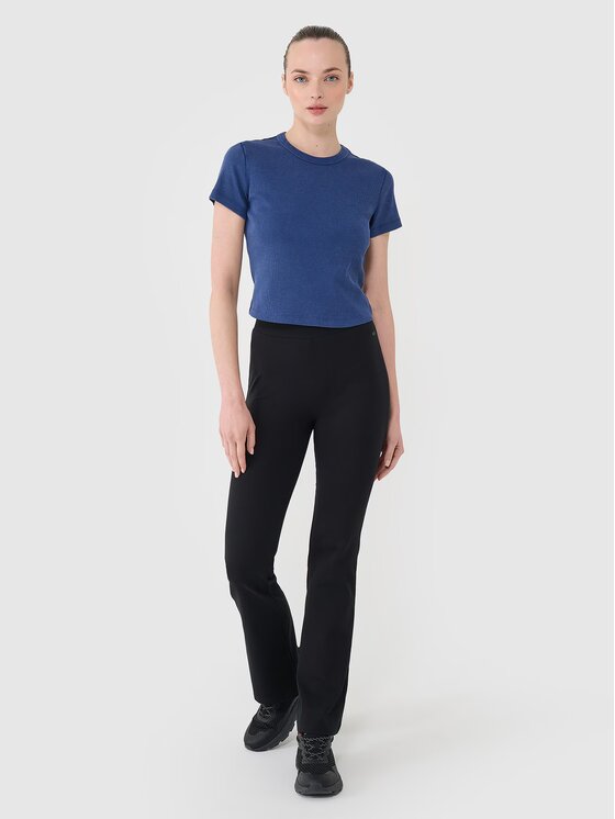 4F 4F Tričko 4FRSS25TTSHF2696-31S Modrá Slim Fit