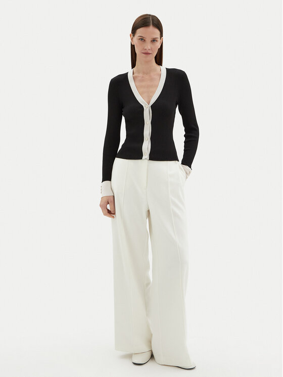 Motivi Motivi Кардиган M4376000732N Чорний Slim Fit