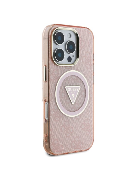 Guess Guess Etui na telefon Apple iPhone 16 Pro Max Różowy