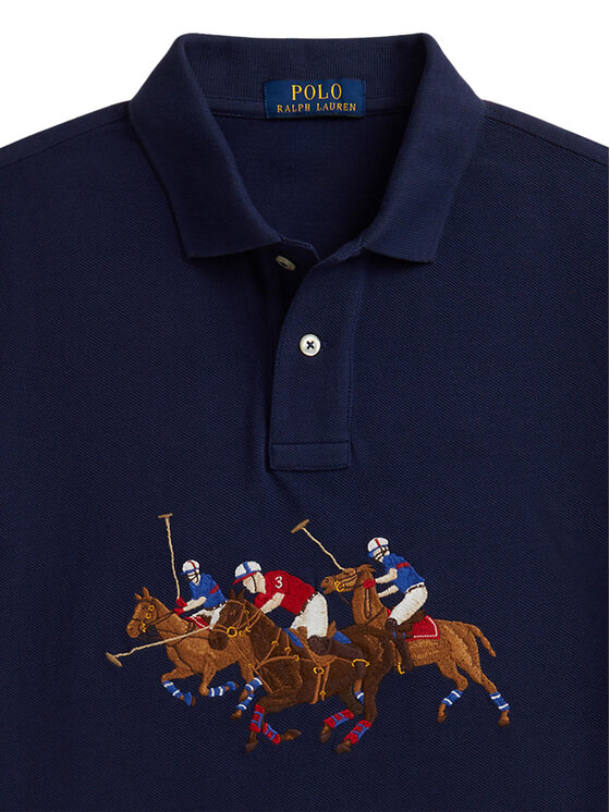 Polo Ralph Lauren Polo Ralph Lauren Polokošeľa 323A95752001 Tmavomodrá Regular Fit
