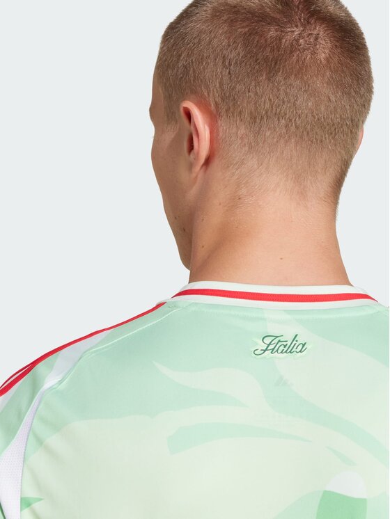 adidas adidas Koszulka techniczna Italy 25 (Women's Team) Away Jersey Zielony Slim Fit