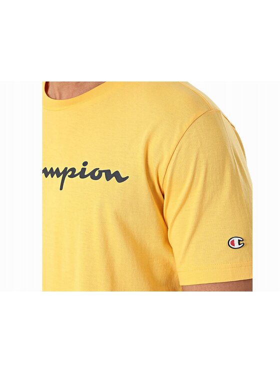 Champion Champion T-Shirt 219831-YS107 Żółty Standard Fit