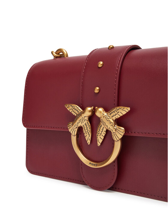 PINKO PINKO Torebka Love One Mini Cl PE 25 PCPL 100059 A0F1 Bordowy