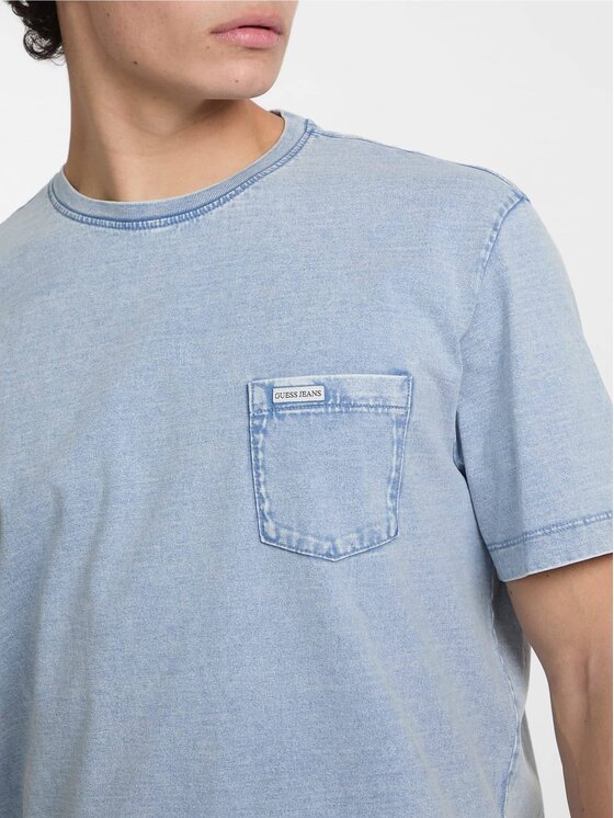 Guess Jeans Guess Jeans T-shirt 173619 Blu Classic Fit