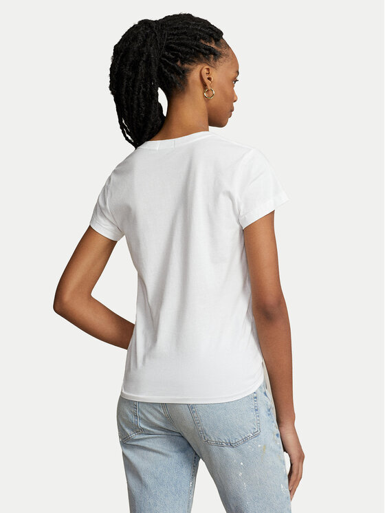 Polo Ralph Lauren Polo Ralph Lauren T-Shirt 211902403001 Λευκό Regular Fit
