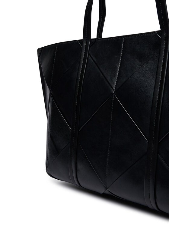 Calvin Klein Calvin Klein Geantă Woven Medium Carryall LV04F3548G Negru