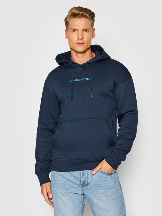 Felpa Marco 12192830 Blu scuro Relaxed Fit