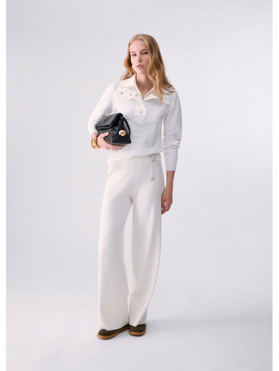 Liu Jo Liu Jo Pantaloni di tessuto TF6084MS63L10701 Bianco Regular Fit