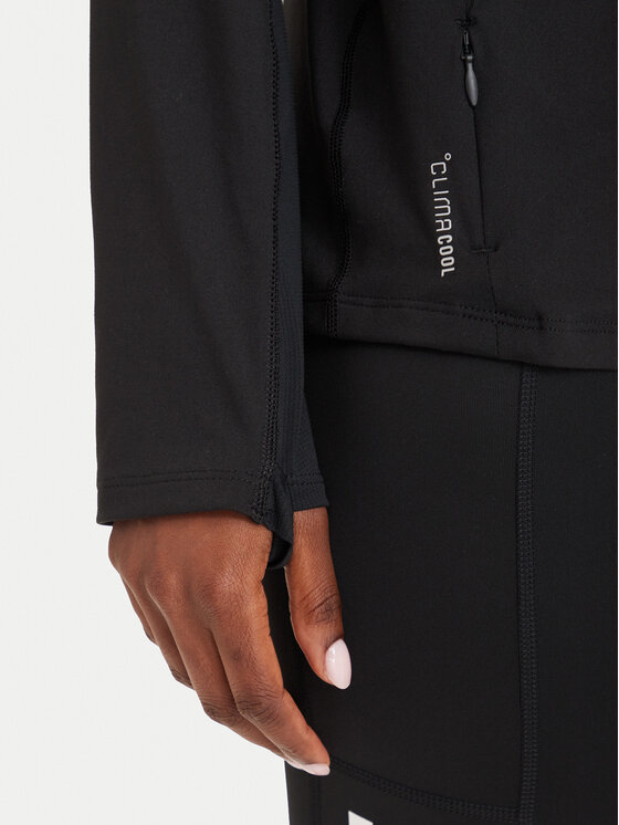 adidas adidas Technisches Sweatshirt Iconic Running JZ5149 Schwarz Regular Fit